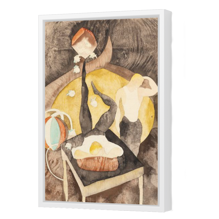 Thumbnail for Canvas - White Floating Frame
