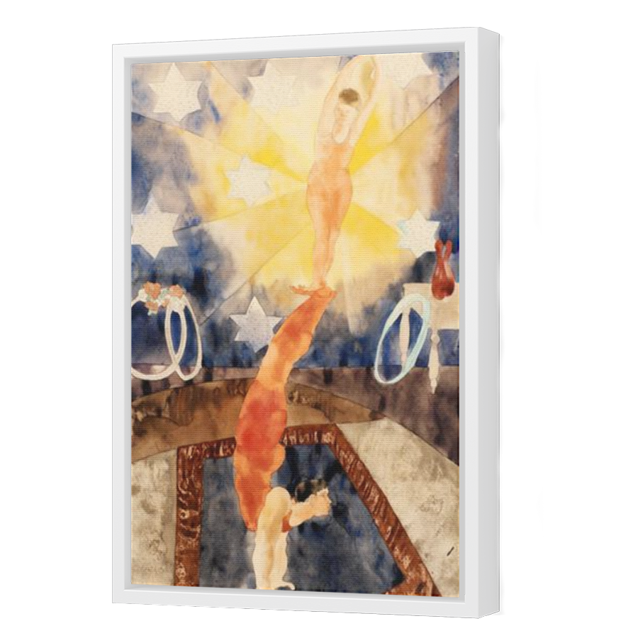 Thumbnail for Canvas - White Floating Frame