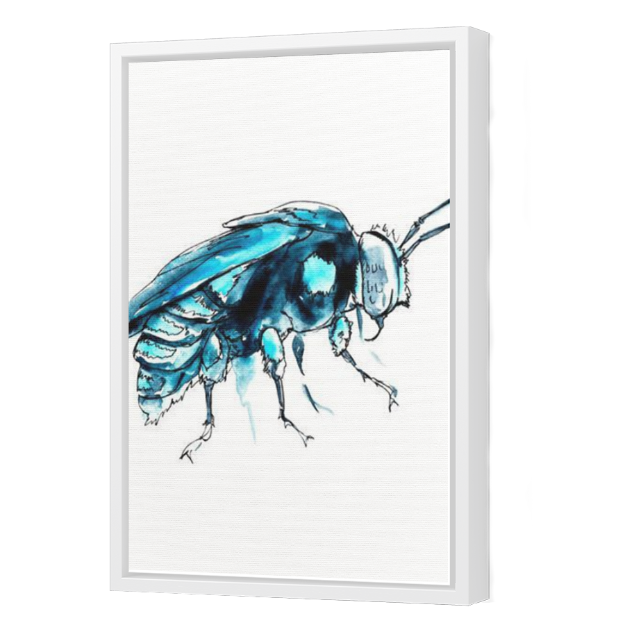 Thumbnail for Canvas - White Floating Frame