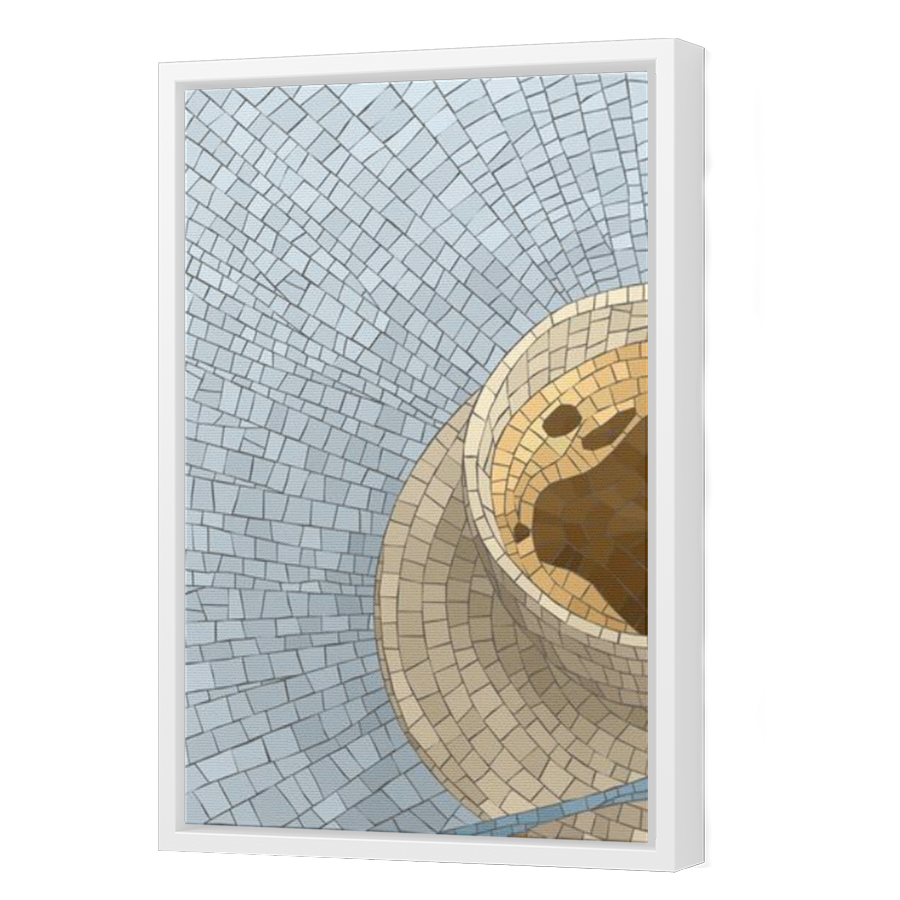 Thumbnail for Canvas - White Floating Frame