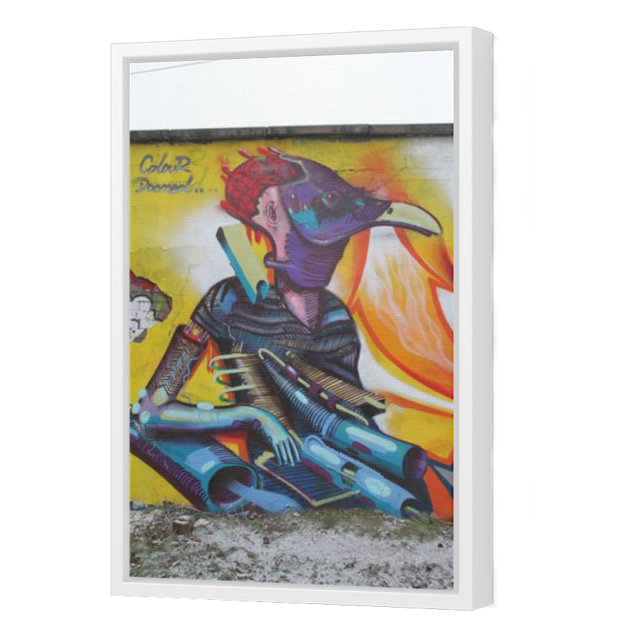 Thumbnail for Canvas - White Floating Frame