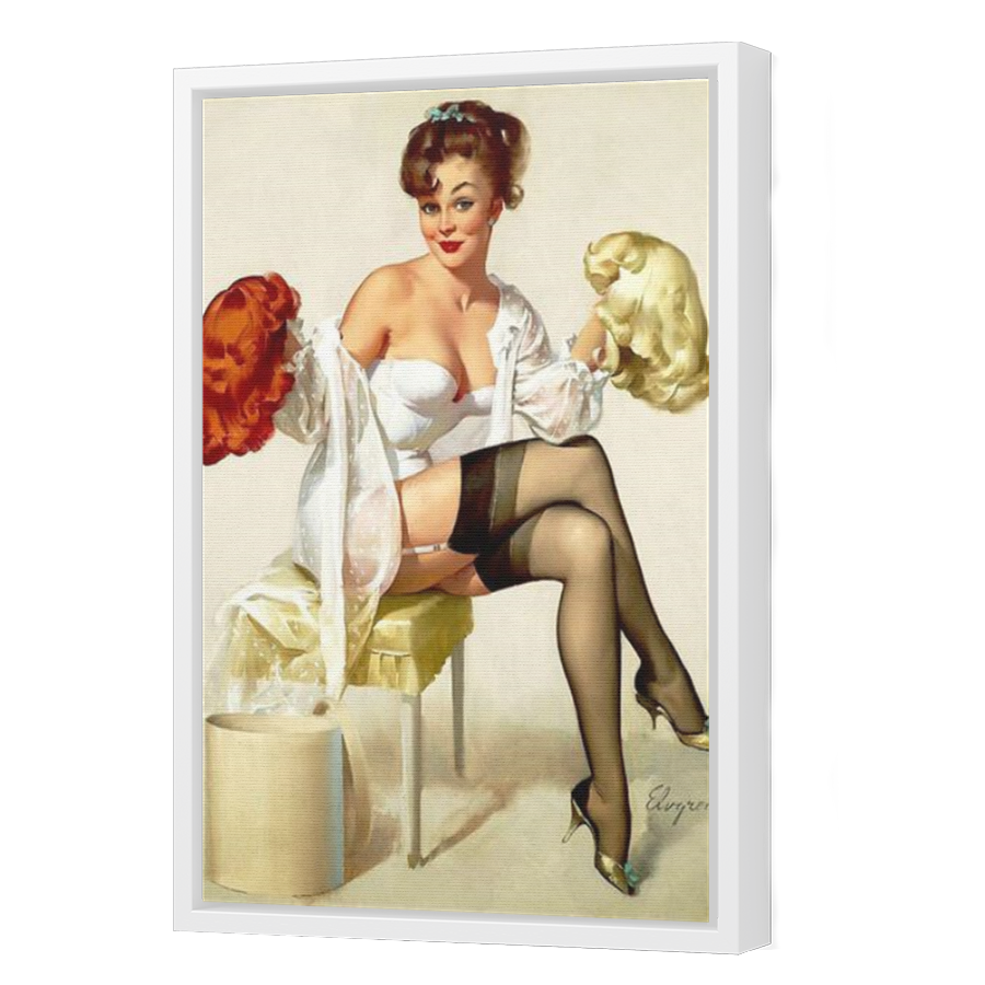 Thumbnail for Canvas - White Floating Frame