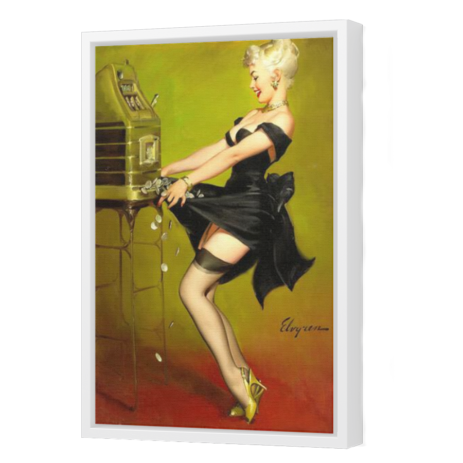 Thumbnail for Canvas - White Floating Frame