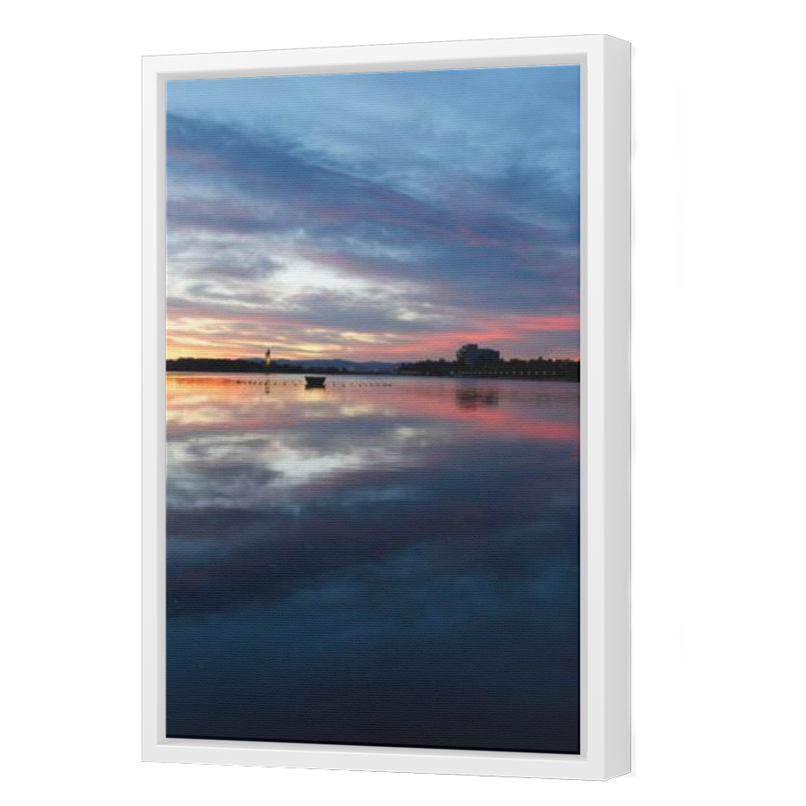 Thumbnail for Canvas - White Floating Frame