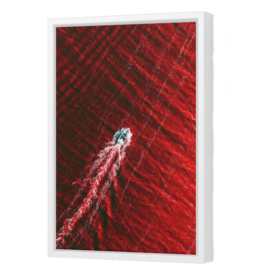 Thumbnail for Canvas - White Floating Frame