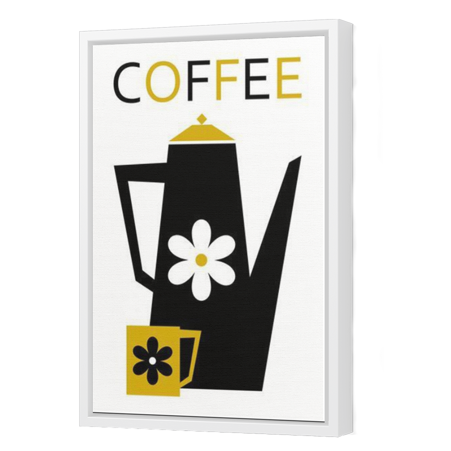 Thumbnail for Canvas - White Floating Frame