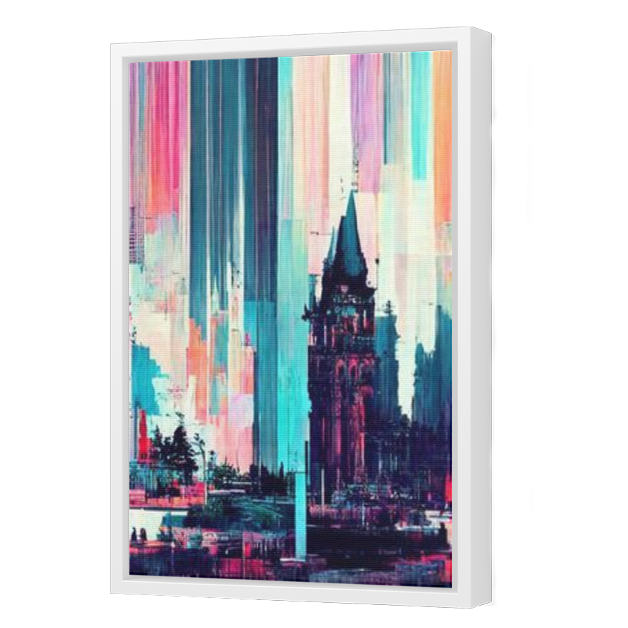 Thumbnail for Canvas - White Floating Frame