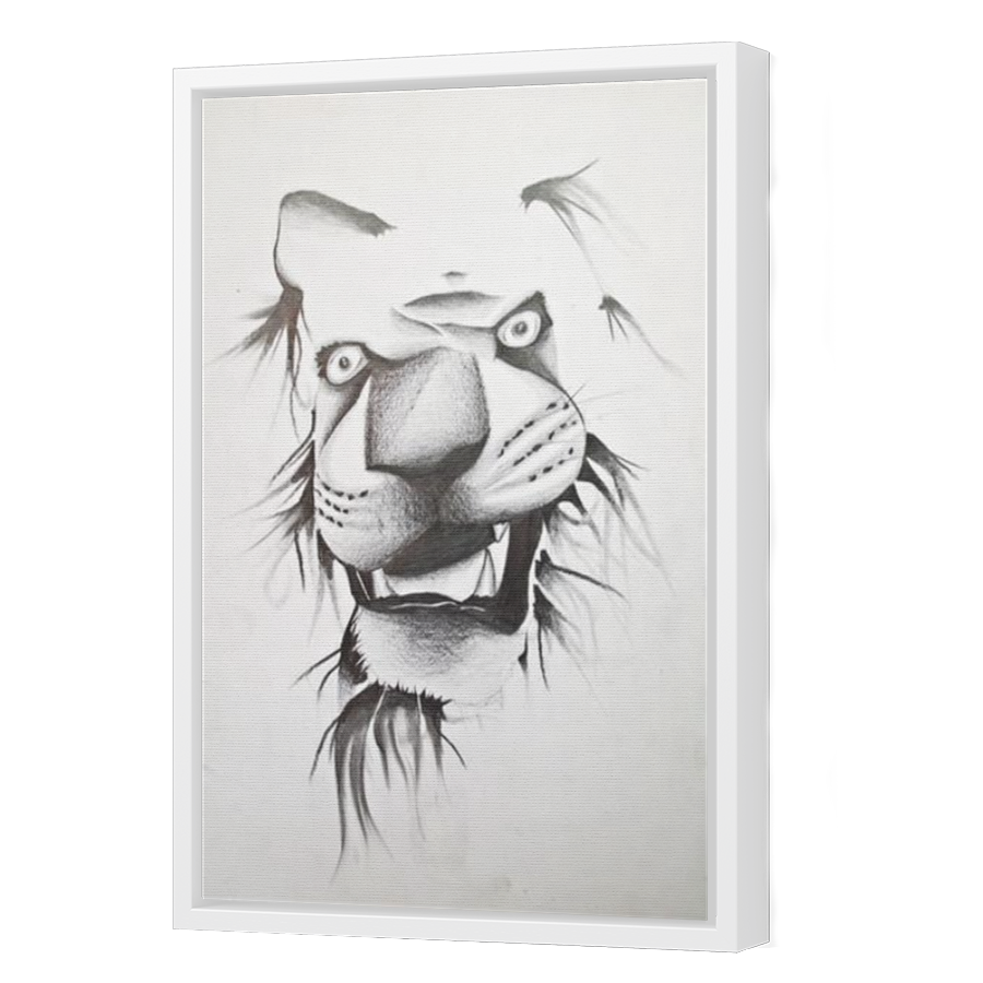 Thumbnail for Canvas - White Floating Frame