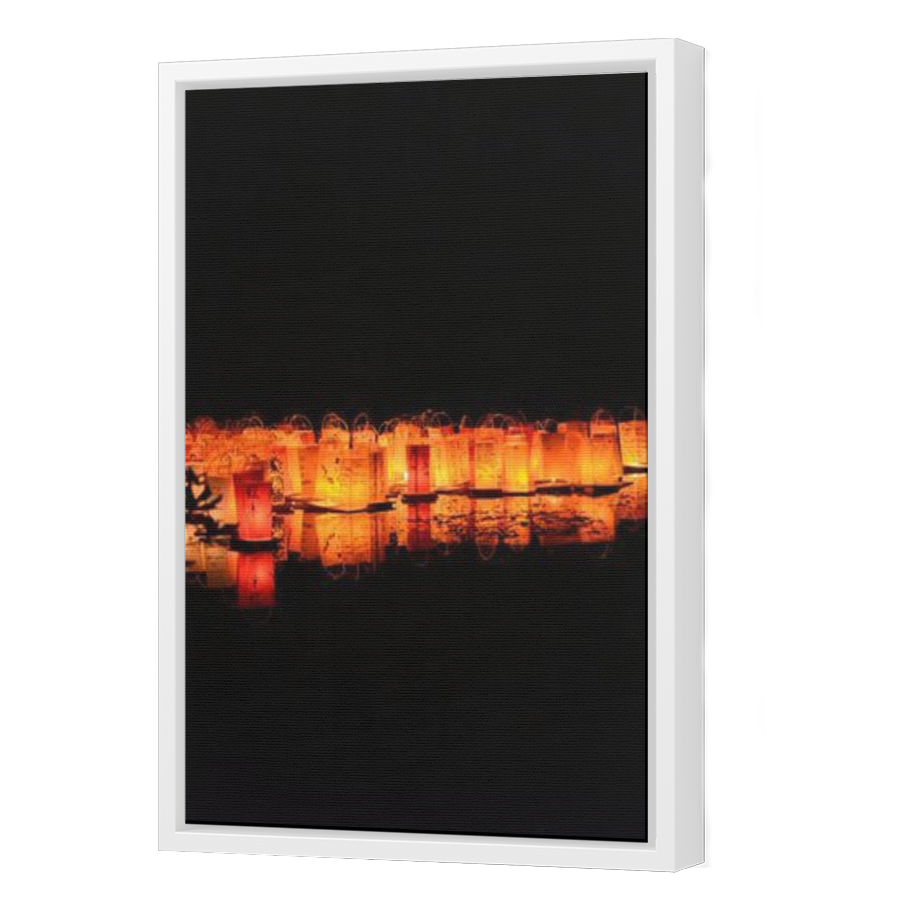 Thumbnail for Canvas - White Floating Frame