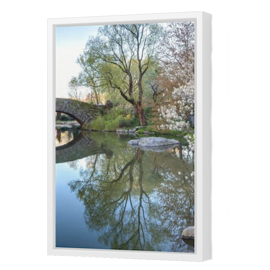 Thumbnail for Canvas - White Floating Frame