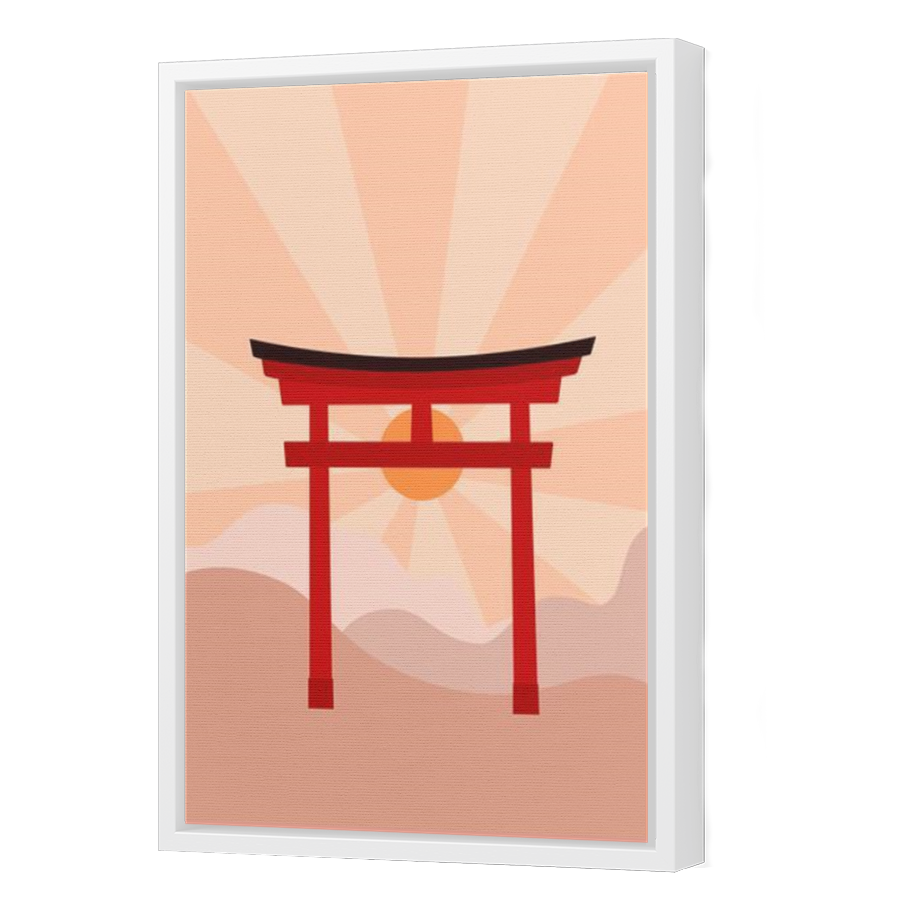 Thumbnail for Canvas - White Floating Frame