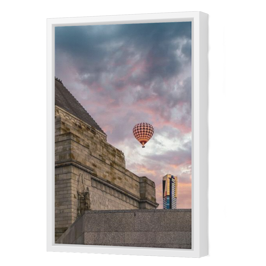Thumbnail for Canvas - White Floating Frame