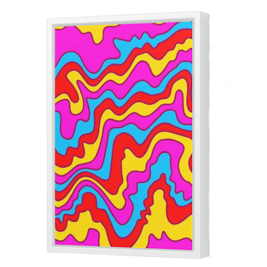 Thumbnail for Canvas - White Floating Frame