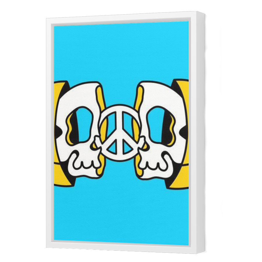 Thumbnail for Canvas - White Floating Frame