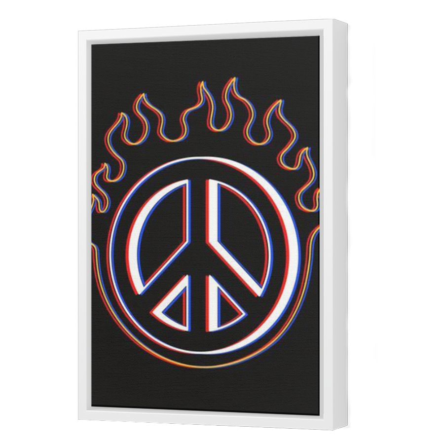 Thumbnail for Canvas - White Floating Frame