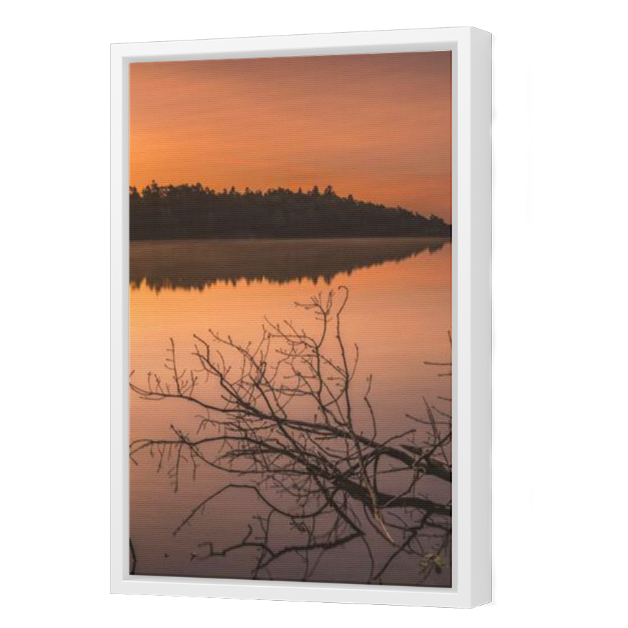 Thumbnail for Canvas - White Floating Frame