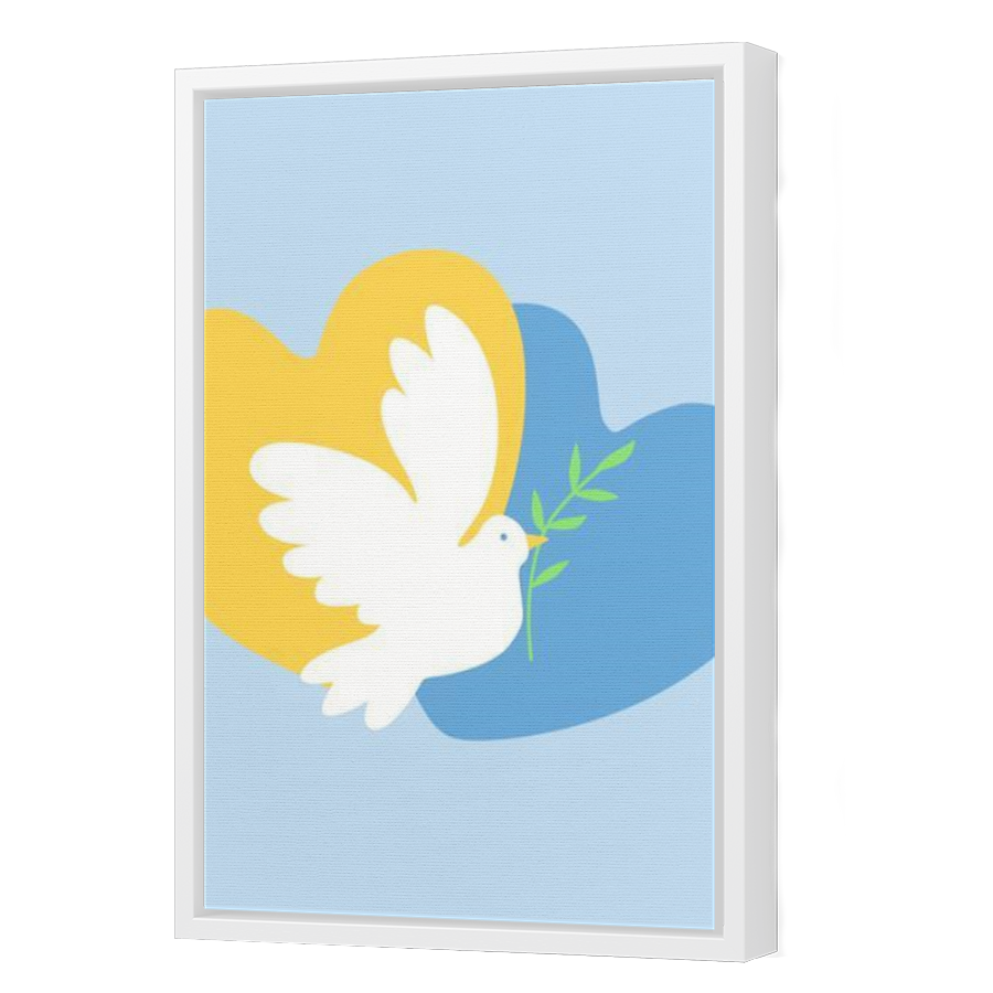 Thumbnail for Canvas - White Floating Frame