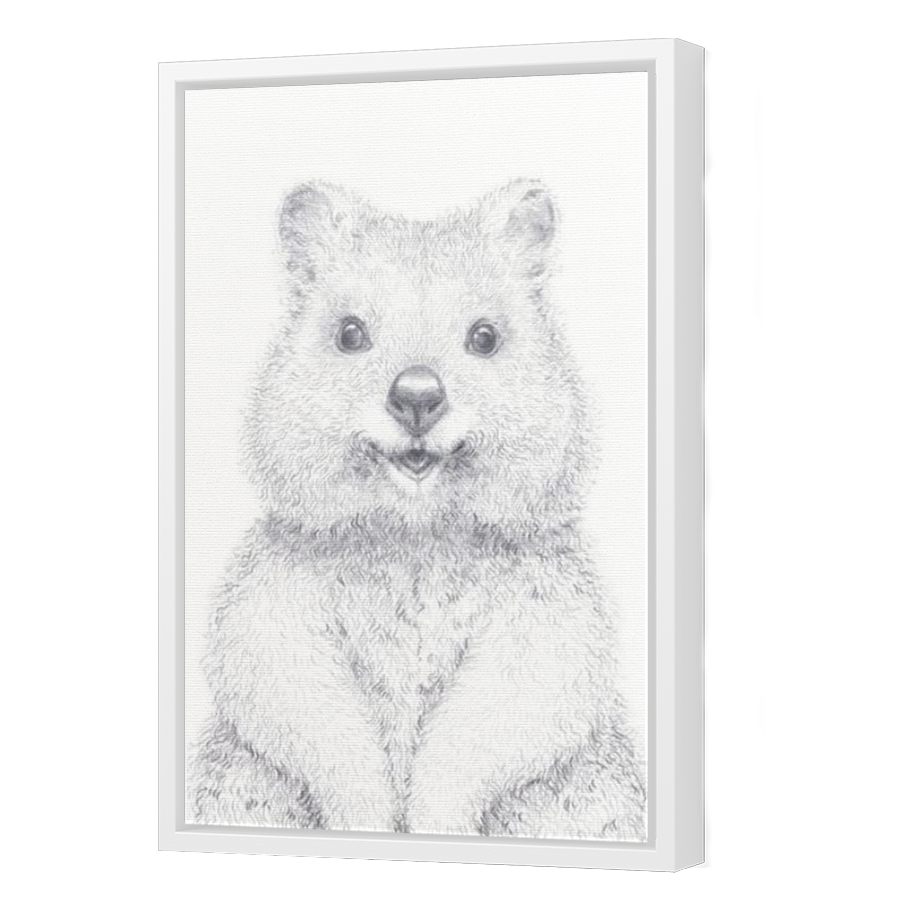 Thumbnail for Canvas - White Floating Frame