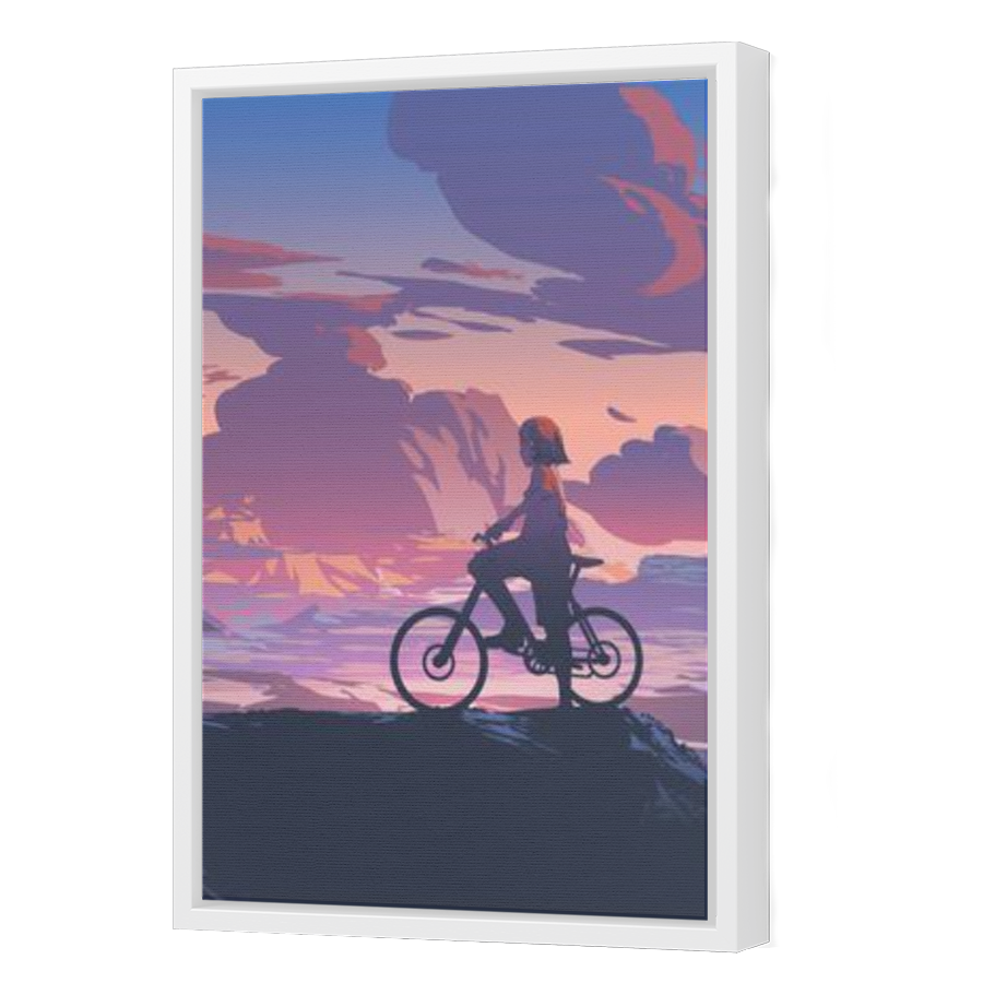Thumbnail for Canvas - White Floating Frame
