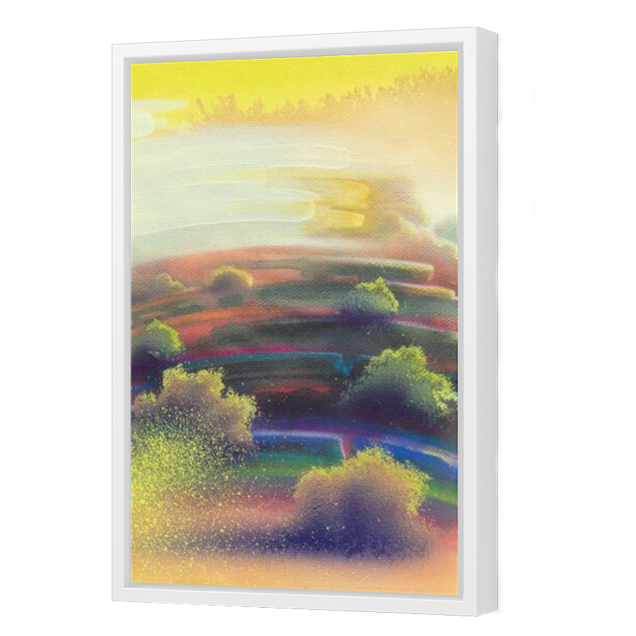 Thumbnail for Canvas - White Floating Frame