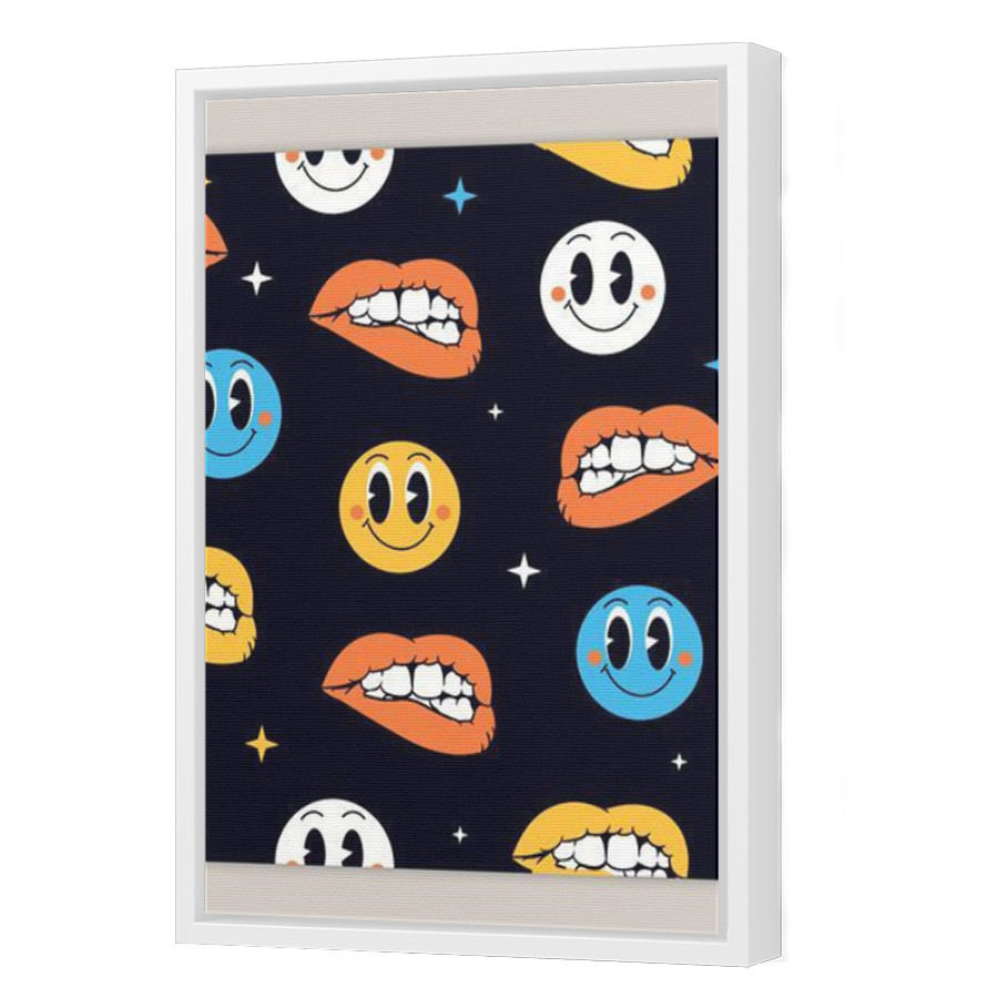 Thumbnail for Canvas - White Floating Frame