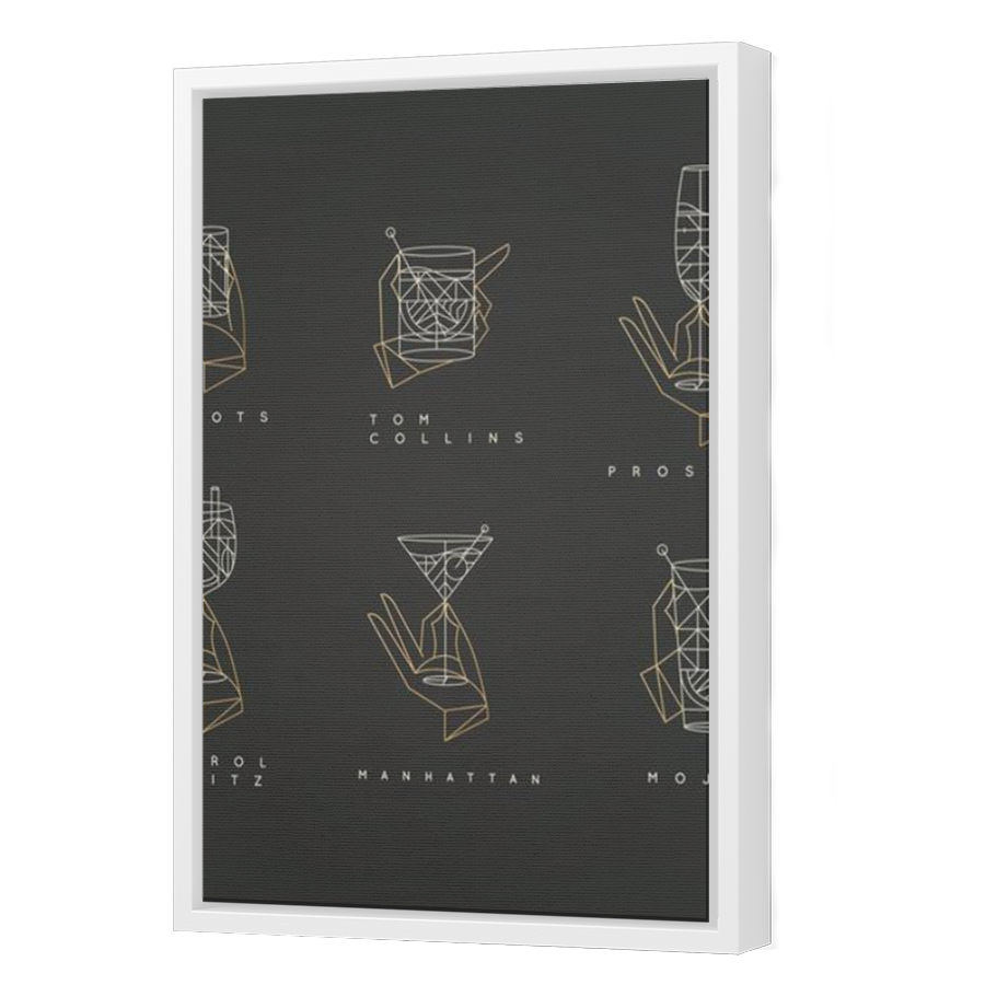 Thumbnail for Canvas - White Floating Frame