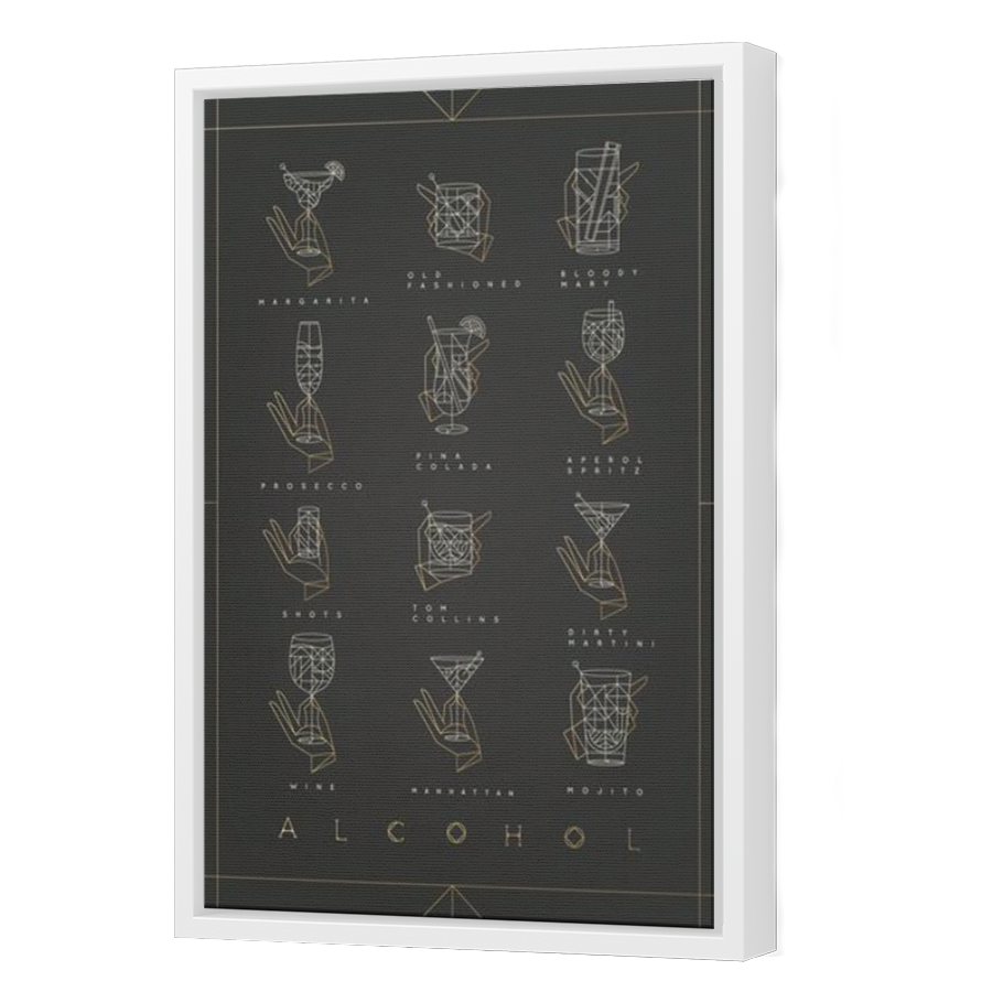 Thumbnail for Canvas - White Floating Frame