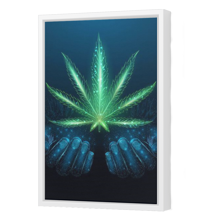 Thumbnail for Canvas - White Floating Frame