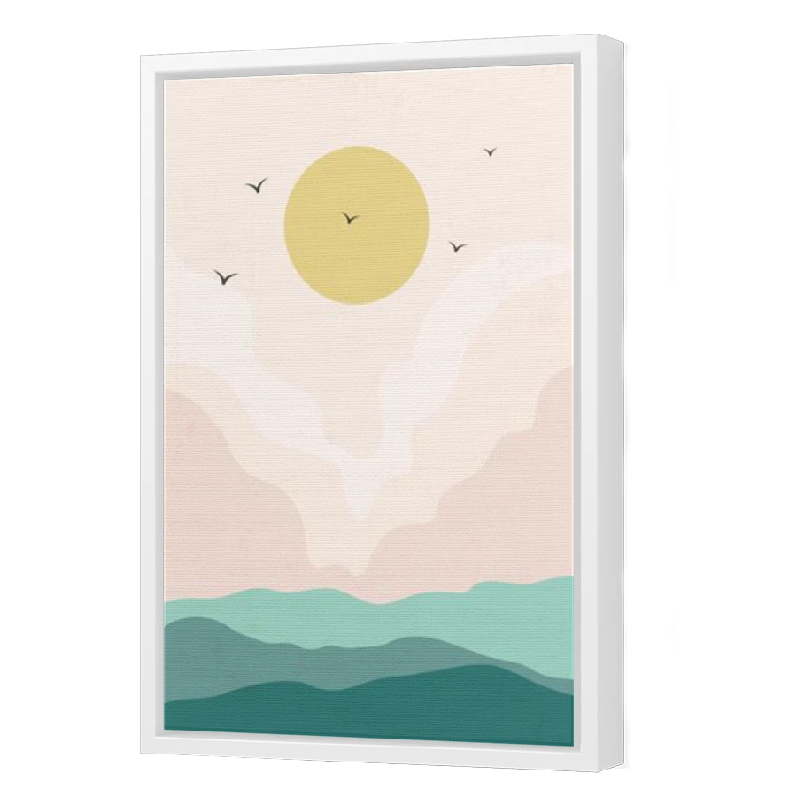 Thumbnail for Canvas - White Floating Frame