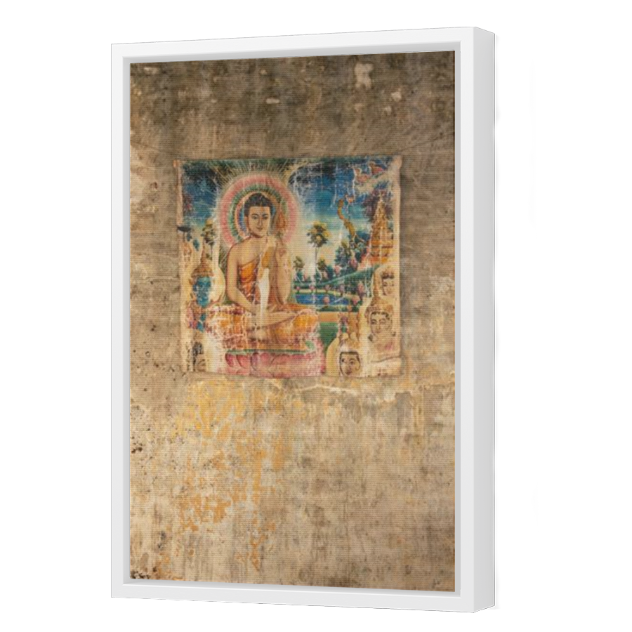 Thumbnail for Canvas - White Floating Frame