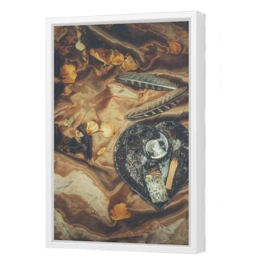Thumbnail for Canvas - White Floating Frame
