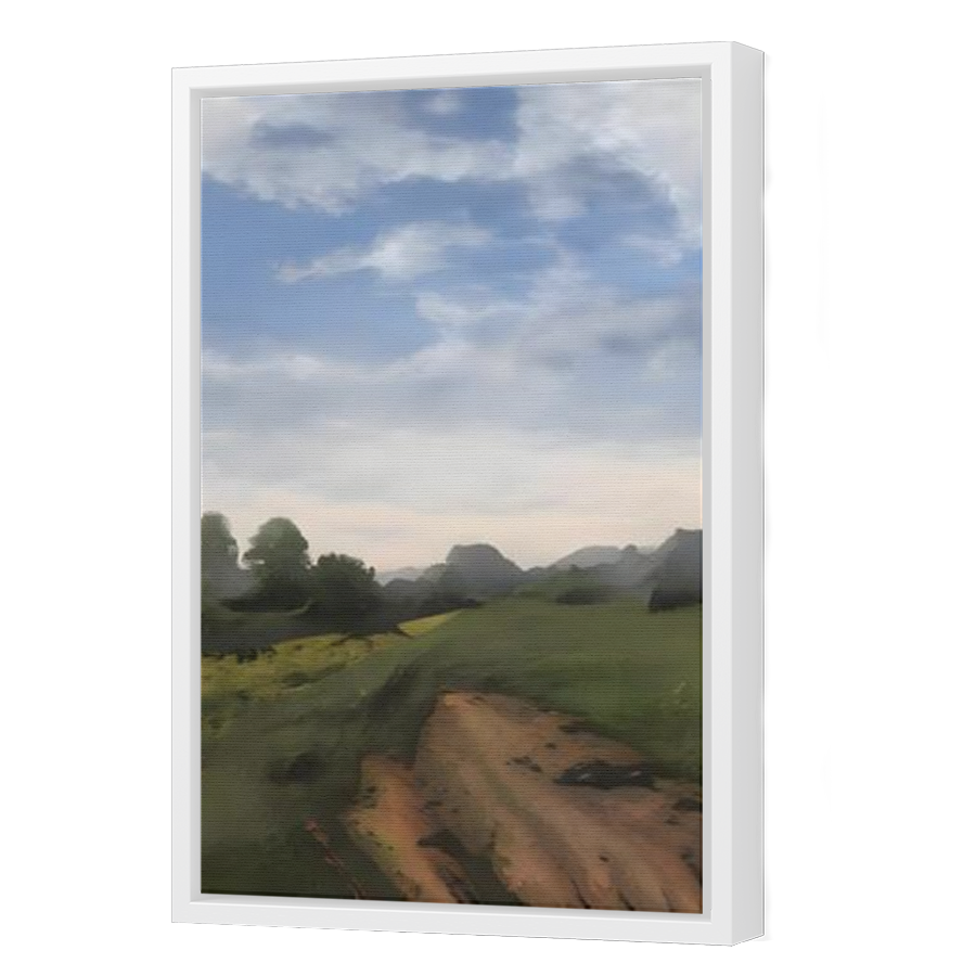 Thumbnail for Canvas - White Floating Frame