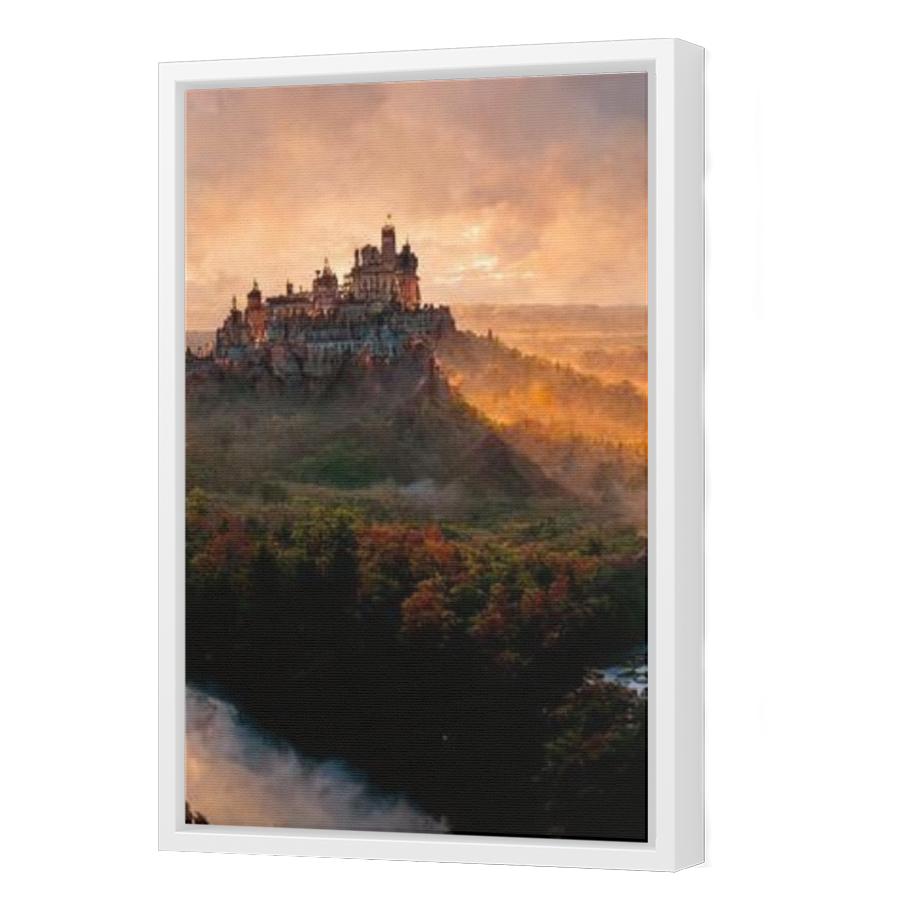 Thumbnail for Canvas - White Floating Frame