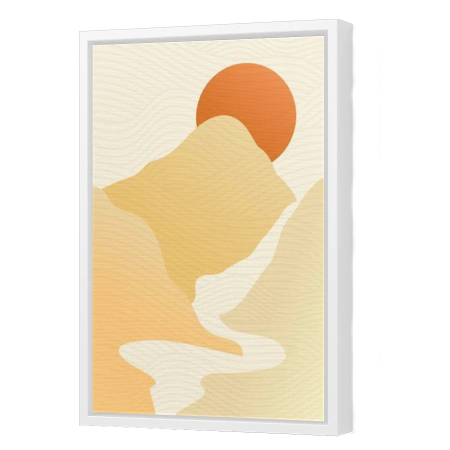 Thumbnail for Canvas - White Floating Frame