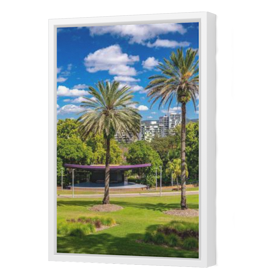Thumbnail for Canvas - White Floating Frame
