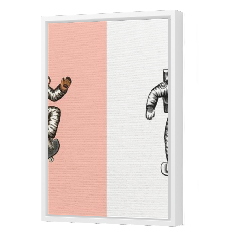 Thumbnail for Canvas - White Floating Frame