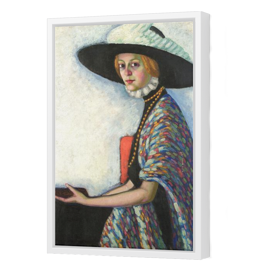 Thumbnail for Canvas - White Floating Frame