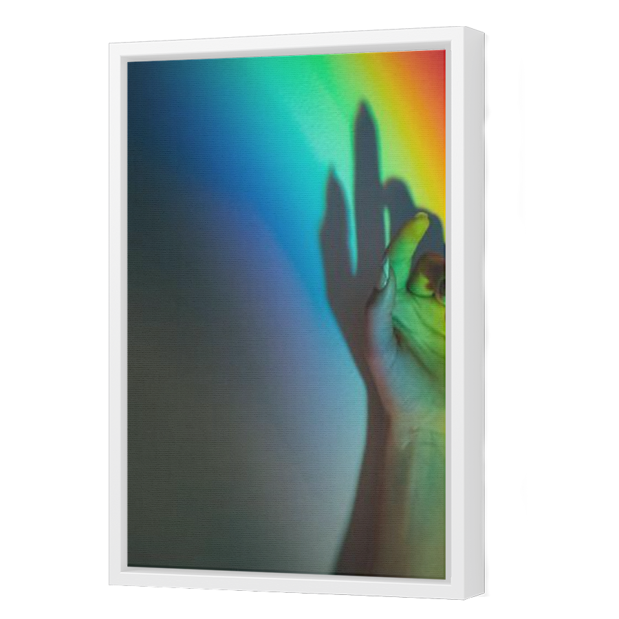 Thumbnail for Canvas - White Floating Frame