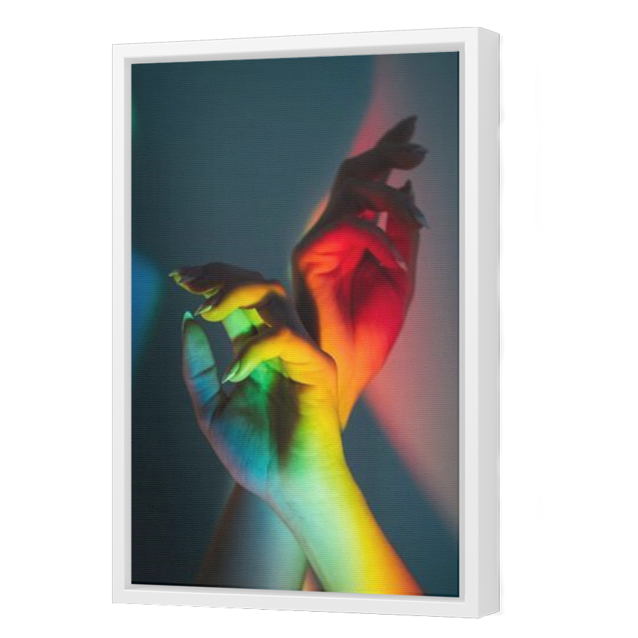 Thumbnail for Canvas - White Floating Frame