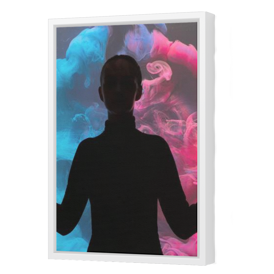 Thumbnail for Canvas - White Floating Frame