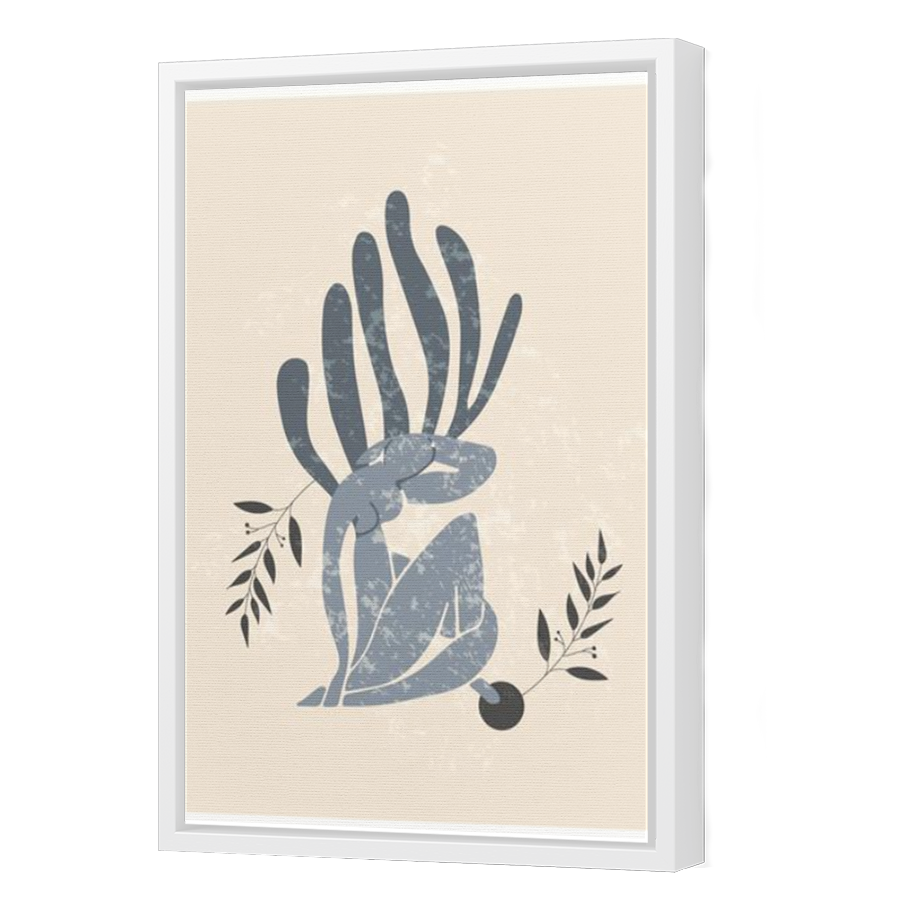 Thumbnail for Canvas - White Floating Frame