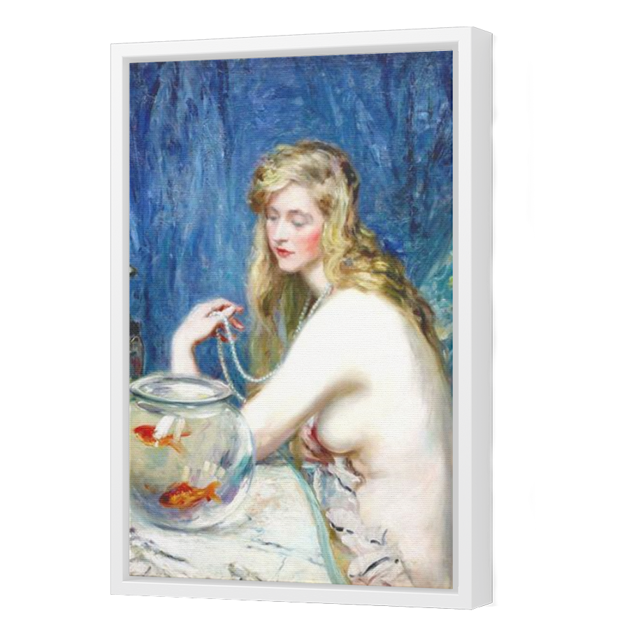 Thumbnail for Canvas - White Floating Frame