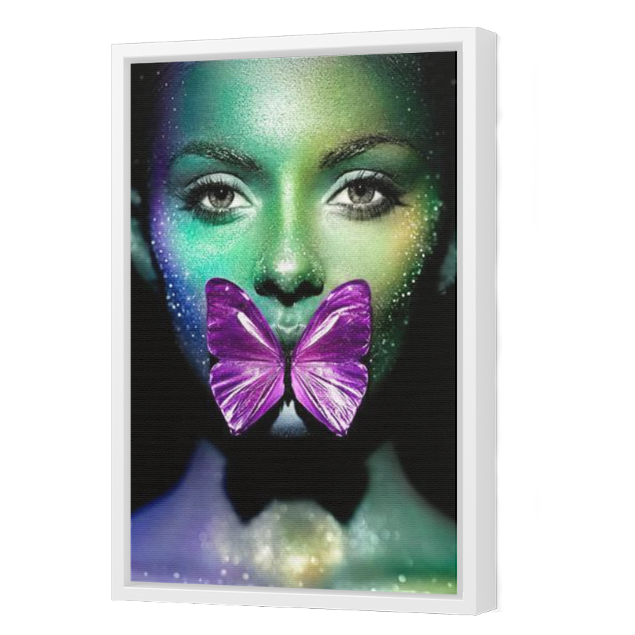 Thumbnail for Canvas - White Floating Frame