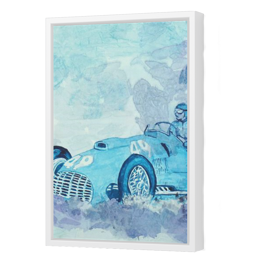 Thumbnail for Canvas - White Floating Frame