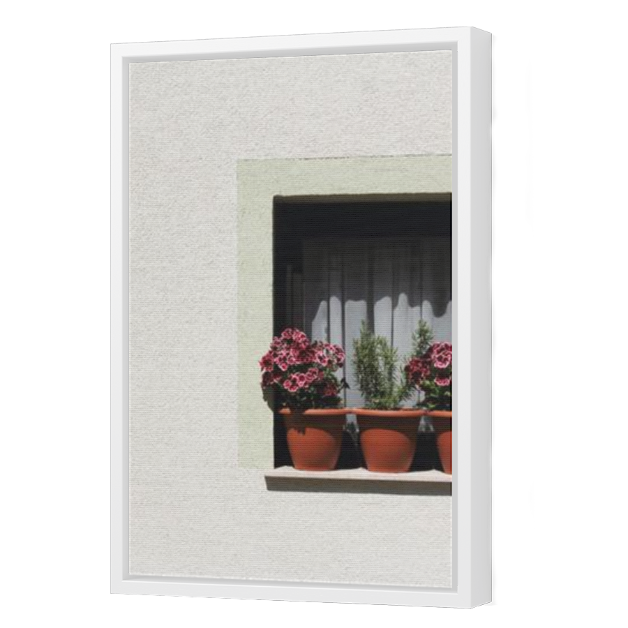 Thumbnail for Canvas - White Floating Frame