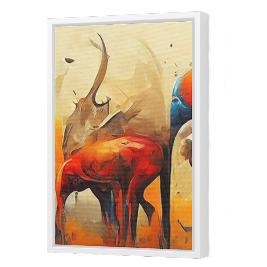 Thumbnail for Canvas - White Floating Frame