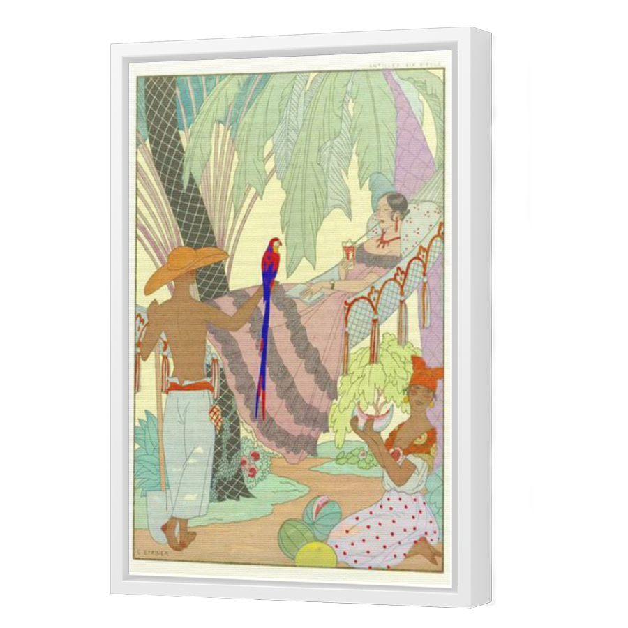 Thumbnail for Canvas - White Floating Frame
