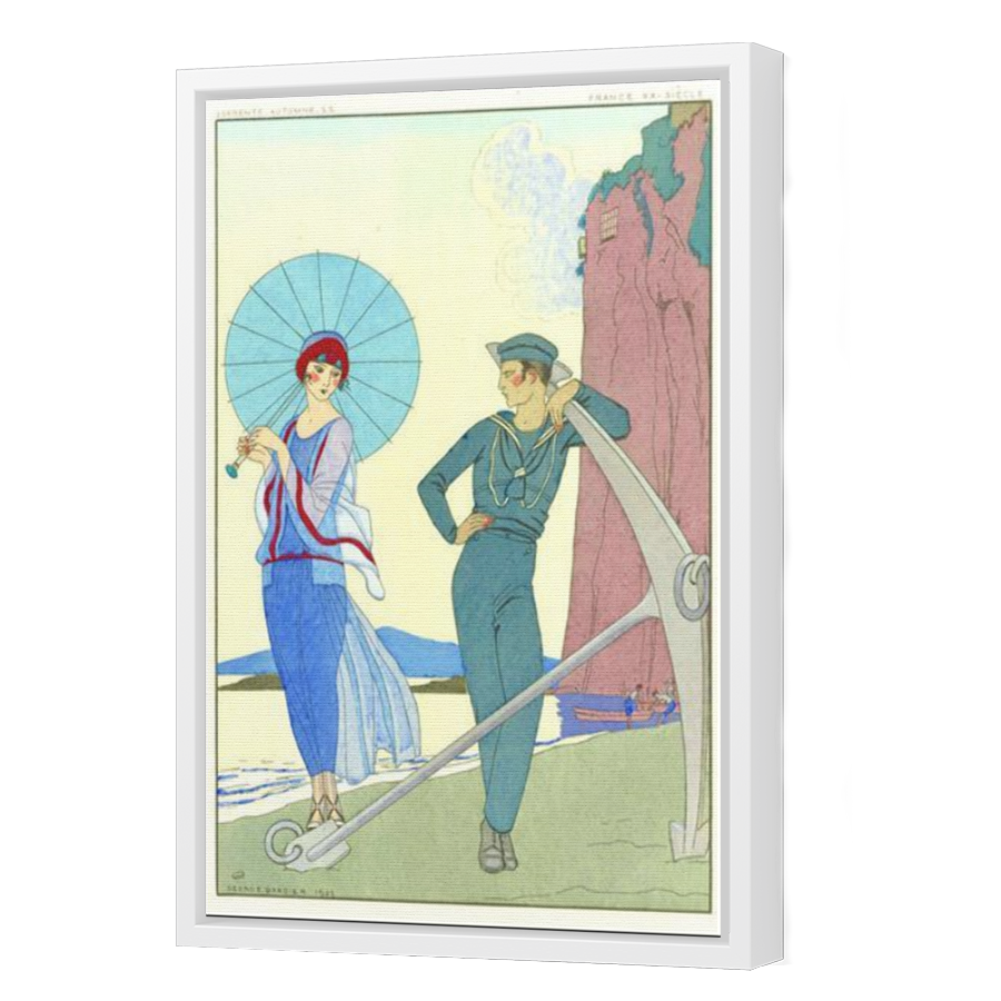 Thumbnail for Canvas - White Floating Frame