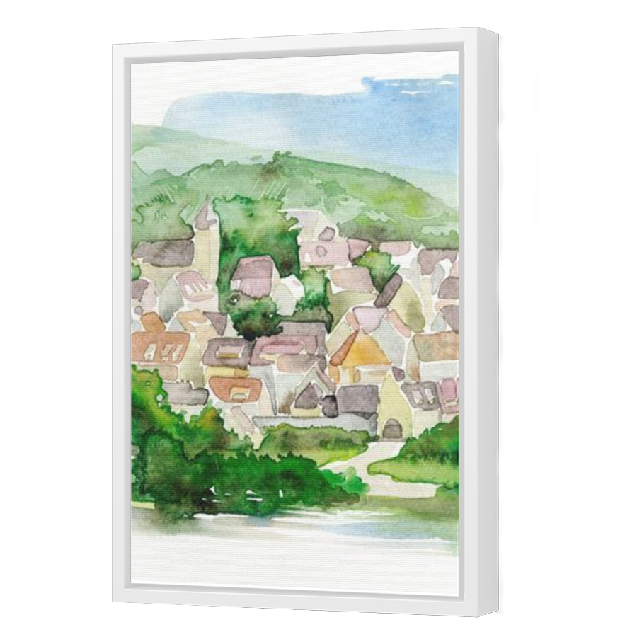Thumbnail for Canvas - White Floating Frame
