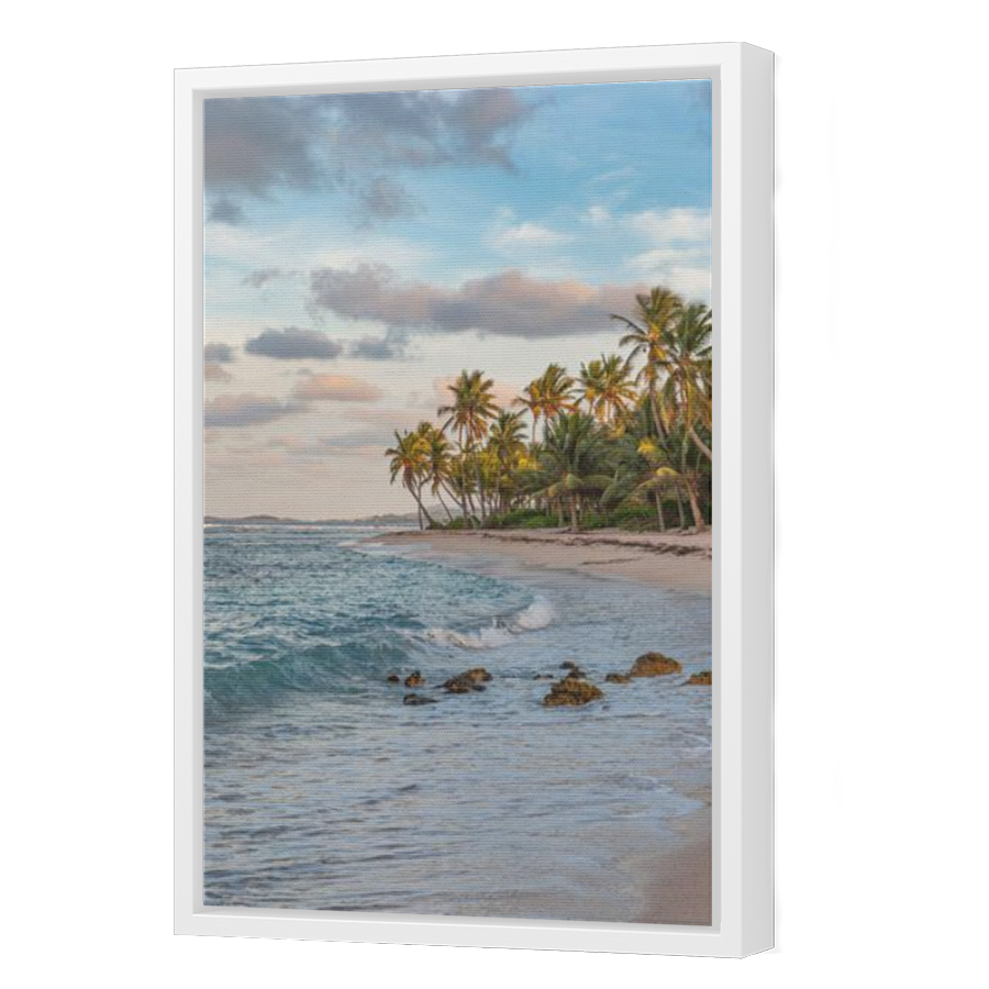 Thumbnail for Canvas - White Floating Frame